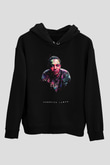 Kendrick Lamar Siyah Unisex Kapüşonlu Sweatshirt