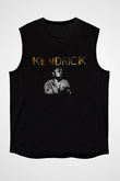 Kendrick Lamar Siyah Unisex Kolsuz Tişört