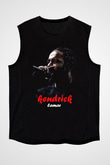 Kendrick Lamar Siyah Unisex Kolsuz Tişört