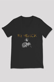 Kendrick Lamar Siyah Unisex V Yaka Tişört T-Shirt