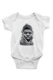 Khalid Baskılı Beyaz Unisex Bebek Body - Zıbın