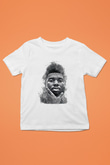 Khalid Baskılı Beyaz Unisex Beyaz Çocuk Tişört - Tshirt
