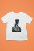 Khalid Baskılı Beyaz Unisex Beyaz Çocuk Tişört - Tshirt