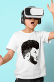 Khalid Baskılı Beyaz Unisex Beyaz Çocuk Tişört - Tshirt