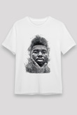 Khalid Baskılı Unisex Beyaz Tişört - Tshirt