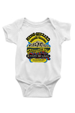 Khruanybin Baskılı Beyaz Unisex Bebek Body - Zıbın