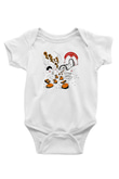 Khruanybin Baskılı Beyaz Unisex Bebek Body - Zıbın