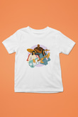 Khruanybin Baskılı Beyaz Unisex Beyaz Çocuk Tişört - Tshirt