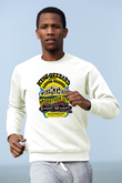 Khruanybin Baskılı Beyaz Unisex Sweatshirt