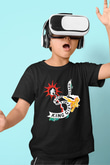 Khruanybin Baskılı Unisex Siyah Çocuk Tişört - Tshirt
