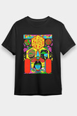 Khruanybin Baskılı Unisex Siyah Tişört - Tshirt