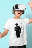 Kid Cudi Baskılı Beyaz Unisex Çocuk Tişört