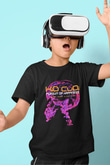 Kid Cudi Baskılı Siyah Unisex Çocuk Tişört