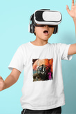 Kid Cudi Baskılı Unisex Beyaz Çocuk Tişört