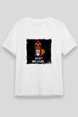 Kid Cudi Baskılı Unisex Beyaz Tişört