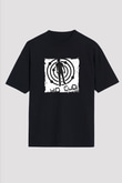 Kid Cudi Baskılı Unisex Oversize Siyah Tişört