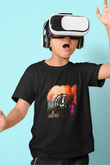 Kid Cudi Baskılı Unisex Siyah Çocuk Tişört
