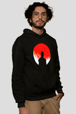 Kid Cudi Siyah Unisex Kapüşonlu Sweatshirt
