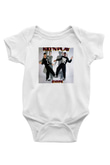 Kid 'n Play Baskılı Beyaz Unisex Bebek Body - Zıbın
