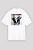 Kid 'n Play Beyaz Unisex Oversize Tişört T-Shirt