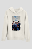 Kids in the Hall Beyaz Unisex Hoodie
