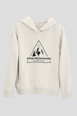 Kilimanjaro Beyaz Unisex Kapşonlu Sweatshirt
