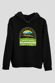 Kilimanjaro Siyah Unisex Hoodie