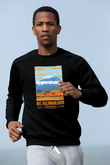 Kilimanjaro Siyah Unisex Sweatshirt