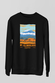 Kilimanjaro Siyah Unisex Sweatshirt