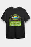 Kilimanjaro Siyah Unisex Tişört T-Shirt - TişörtFabrikası