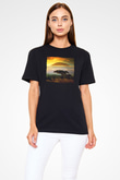 Kilimanjaro Siyah Unisex Tişört T-Shirt - TişörtFabrikası