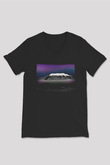 Kilimanjaro Siyah Unisex V Yaka Tişört
