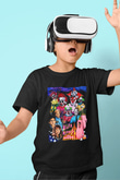 Killer Klowns from Outer Space Baskılı Siyah Unisex Çocuk Tişört