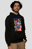 Killer Klowns from Outer Space Siyah Unisex Kapüşonlu Sweatshirt