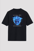 Killing Joke Siyah Unisex Oversize Tişört T-Shirt