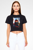 Killzone Siyah  Crop Top Tişört