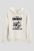 Kimya Bilimi Baskılı Unisex Ekru Hoodie