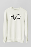 Kimyager Beyaz Unisex Sweatshirt