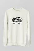 King Diamond Beyaz Unisex Sweatshirt
