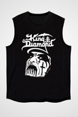 King Diamond Siyah Unisex Kolsuz Tişört