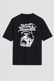 King Diamond Siyah Unisex Oversize Tişört T-Shirt