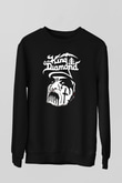 King Diamond Siyah Unisex Sweatshirt