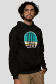 Klarnetçi Siyah Unisex Kapüşonlu Sweatshirt