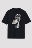 Klarnetçi Siyah Unisex Oversize Tişört T-Shirt