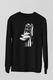 Klarnetçi Siyah Unisex Sweatshirt