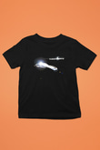 Knight Rider Baskılı Siyah Unisex Çocuk Tişört