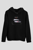 Knight Rider Siyah Unisex Kapüşonlu Sweatshirt