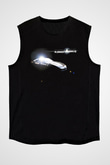 Knight Rider Siyah Unisex Kolsuz Tişört