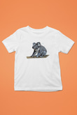 Koala Baskılı Beyaz Unisex Beyaz Çocuk Tişört - Tshirt