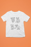 Koala Baskılı Beyaz Unisex Beyaz Çocuk Tişört - Tshirt
